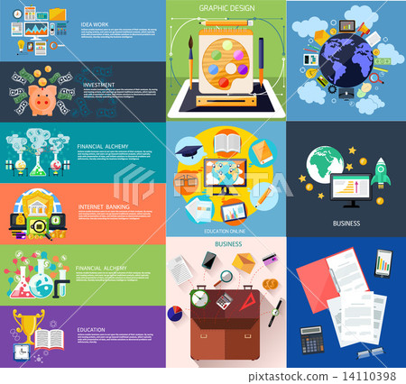 Set of business banners Set of business banners 14110398