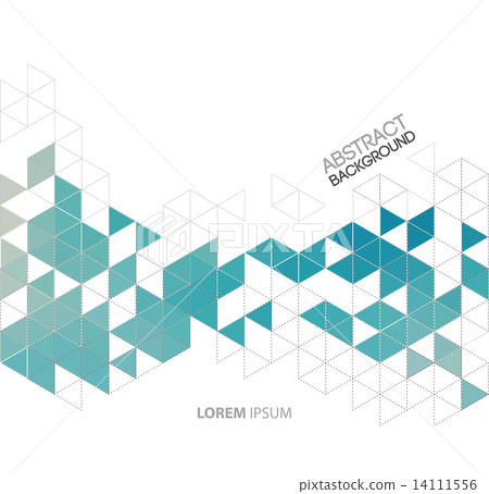 Abstract retro geometric background. Template brochure design 14111556