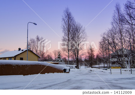 View of small swedish town 14112009