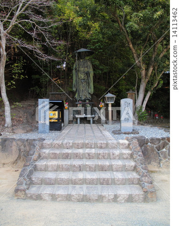 The statue of Mihonji temple Kobo Daishi 14113462