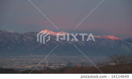 Northern Alps of the morning glow (Mr. Matsumoto) 14114649