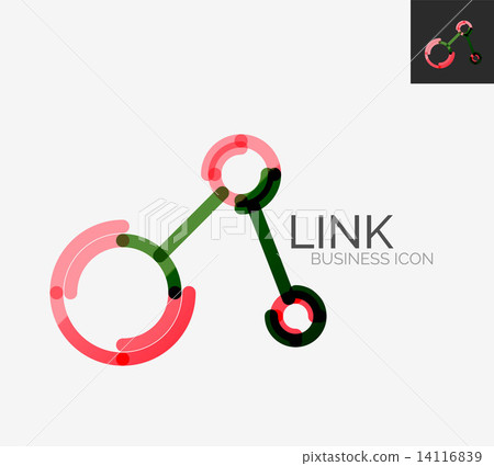 Minimal line design logo, connection icon Minimal line design logo, connection icon 14116839