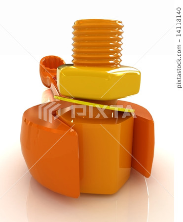 Colorful wrench to tighten the screws 14118140