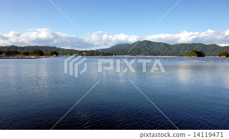 從Orikasa橋看到的山田灣 從Orikasa橋看到的山田灣 14119471