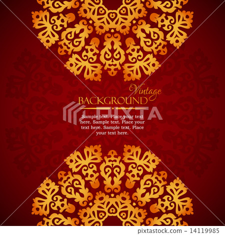 Elegant mandala indian invitation template 14119985