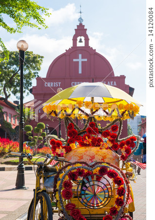 Dutch square and Tryshaw in Melaka Malaysia 14120084