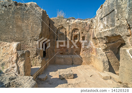 Ancient ruins in Paphos on Cyprus 14120328