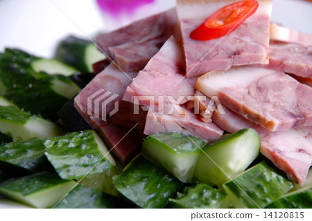 food in china-- pork and cucumber food in china-- pork and cucumber 14120815