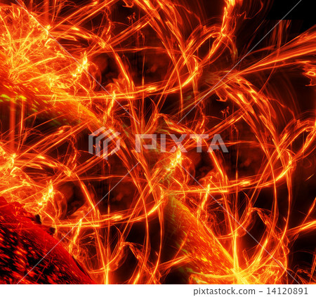 Surface of the sun  14120891