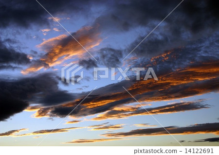 Burning clouds 14122691
