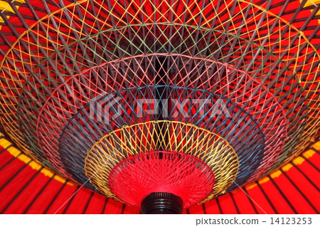 Japanese red umbrella 14123253