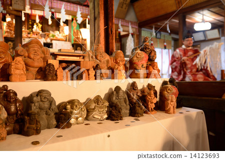 Stock Photo: nishinomiya shrine, nagano city, the god of wealth