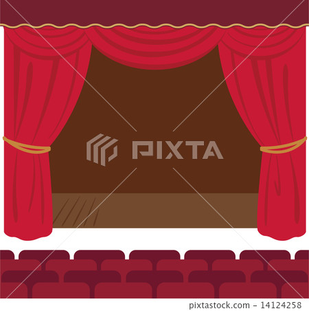 Simple material of theater, stage 14124258