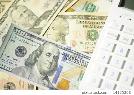 Dollar banknotes 14125208