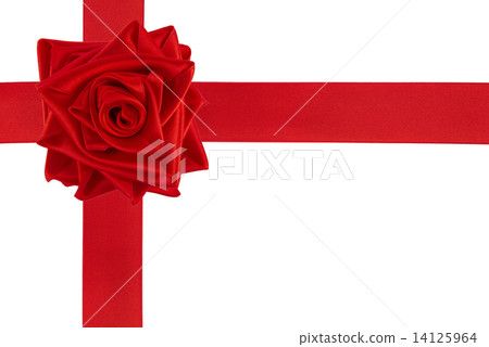 Ribbon tied as a rose 14125964