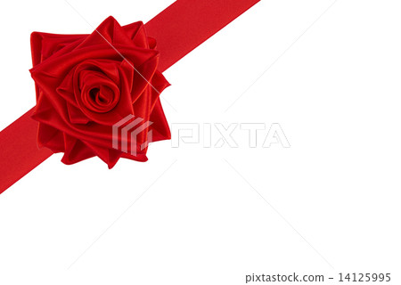 Ribbon tied as a rose 14125995