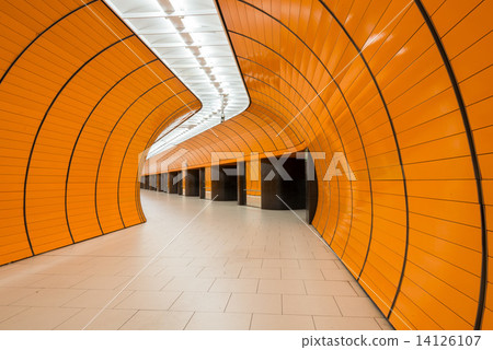 Marienplatz underground station in Munich, Germany 14126107