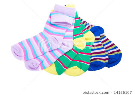 Multicolor child's striped socks 14126167