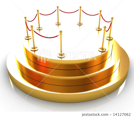 Gold podium 3d Gold podium 3d 14127062