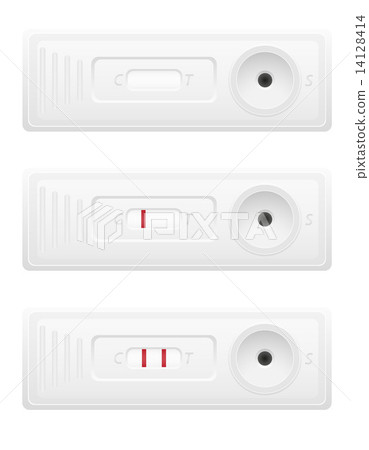pregnancy test vector illustration 14128414