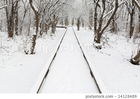Snow road Snow road 14128489
