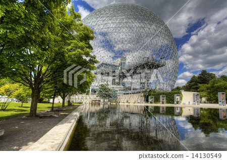A view of the Biosphere in Montreal 14130549