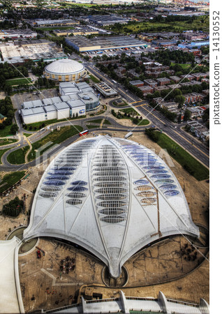 A vertical view of the Biodome in Montreal 14130552