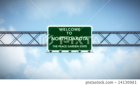North Dakota USA State Welcome to Highway Road Sign North Dakota USA State Welcome to Highway Road Sign 14130981