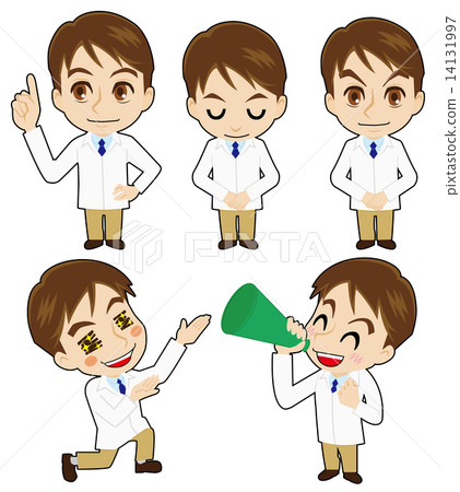 男性在白色,切割通知 男性在白色,切割通知 14131997