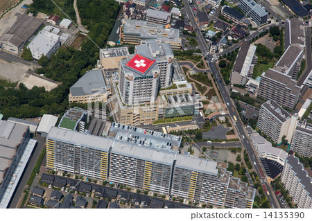 Aerial view of Shonan Kamakura General Hospital 14135390