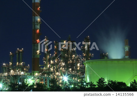 工廠夜景 工廠夜景 14135566