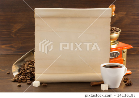 coffee concept on wood coffee concept on wood 14136195