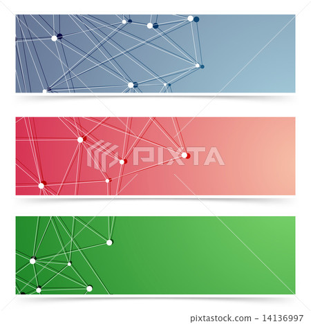 Molecular web header footer collection 14136997