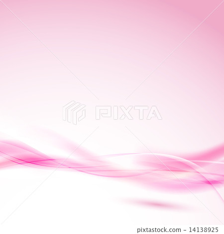 Abstract pink swoosh wave for wedding background 14138925