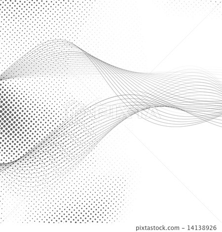 Abstract smooth swoosh line dotted noise background Abstract smooth swoosh line dotted noise background 14138926