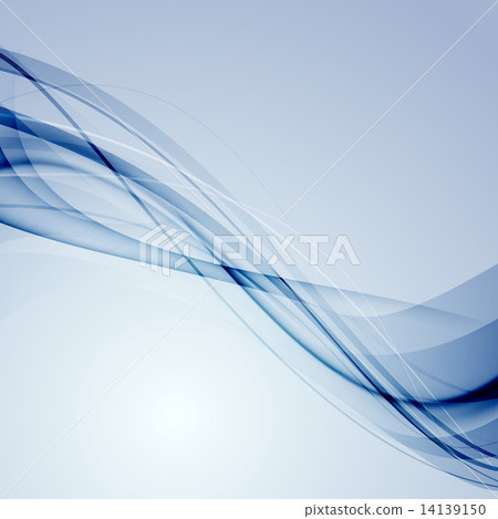 Modern blue bright lines abstract background-插圖素材 [14139150] - PIXTA圖庫