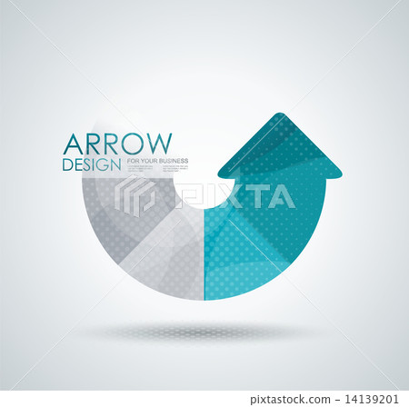 Vector circle arrow for infographic, diagram,... - Stock Illustration ...