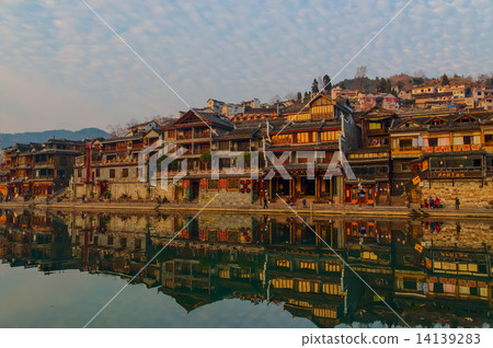 鳳凰城老城堡日落 14139283