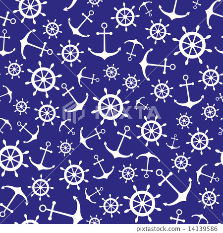 Seamless nautical pattern Seamless nautical pattern 14139586