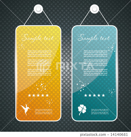 transparent glass banners 14140681