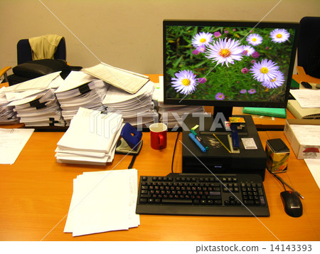 atmosphere of working place at office 14143393