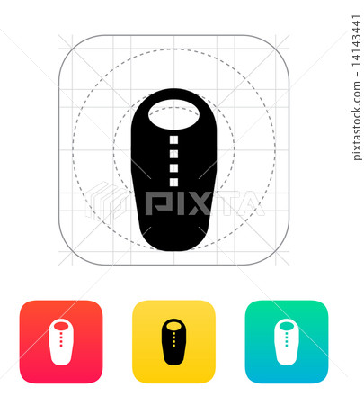 Sleeping bag icon. 14143441