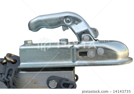 Close-up of a boat trailer hitch 14143735