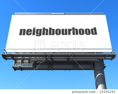 word on billboard 14145243