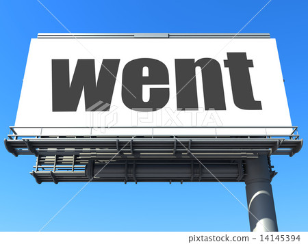 word on billboard 14145394
