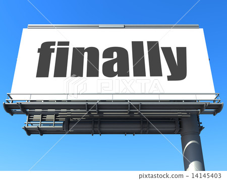 word on billboard 14145403