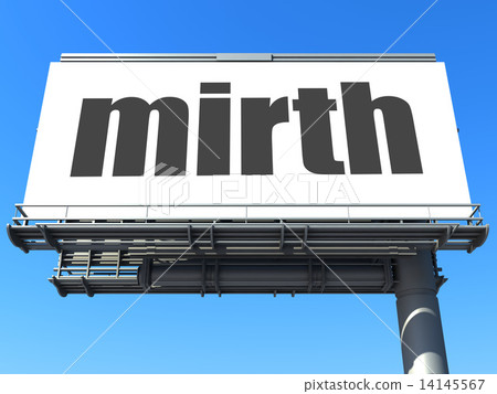 word on billboard 14145567