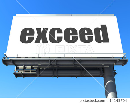 word on billboard 14145704