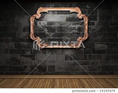 illuminated stone wall and frame illuminated stone wall and frame 14145974