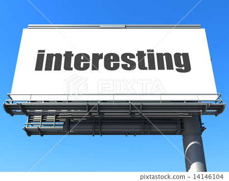 word on billboard 14146104